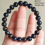 Natural Blue Pietersite Round Beads Bracelet Jewelry 12.5mm Fire Pietersite Namibia Fire Pietersite Rare Stone Beads AAAAAA