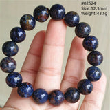 Natural Blue Pietersite Round Beads Bracelet Jewelry 12.5mm Fire Pietersite Namibia Fire Pietersite Rare Stone Beads AAAAAA