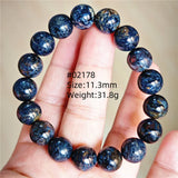 Natural Blue Pietersite Round Beads Bracelet Jewelry 12.5mm Fire Pietersite Namibia Fire Pietersite Rare Stone Beads AAAAAA