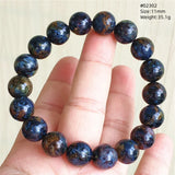 Natural Blue Pietersite Round Beads Bracelet Jewelry 12.5mm Fire Pietersite Namibia Fire Pietersite Rare Stone Beads AAAAAA