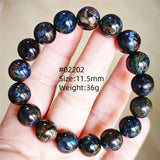 Natural Blue Pietersite Round Beads Bracelet Jewelry 12.5mm Fire Pietersite Namibia Fire Pietersite Rare Stone Beads AAAAAA
