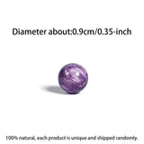 Natural Charoite Loose Beads Crystal Bracelet Quartz Round Loose Bead Exquisite Ladies Healing Stone Bracelet Jewelry Accessory