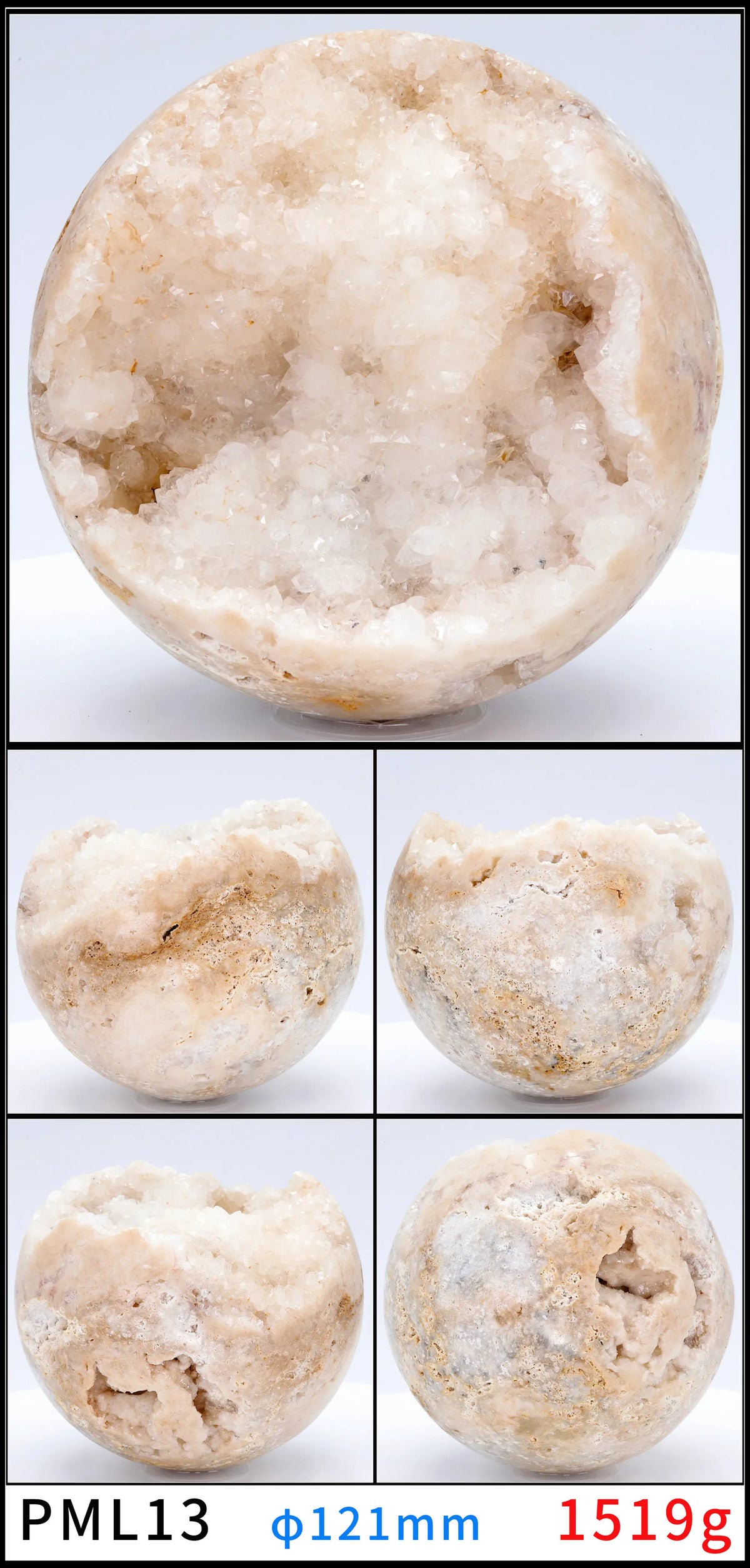 Natural Cluster Ball Sphere Pink Purple Green Quartz Stone Opening Ball Sphere Energy Healing Mineral Crystal Rock Room Decor