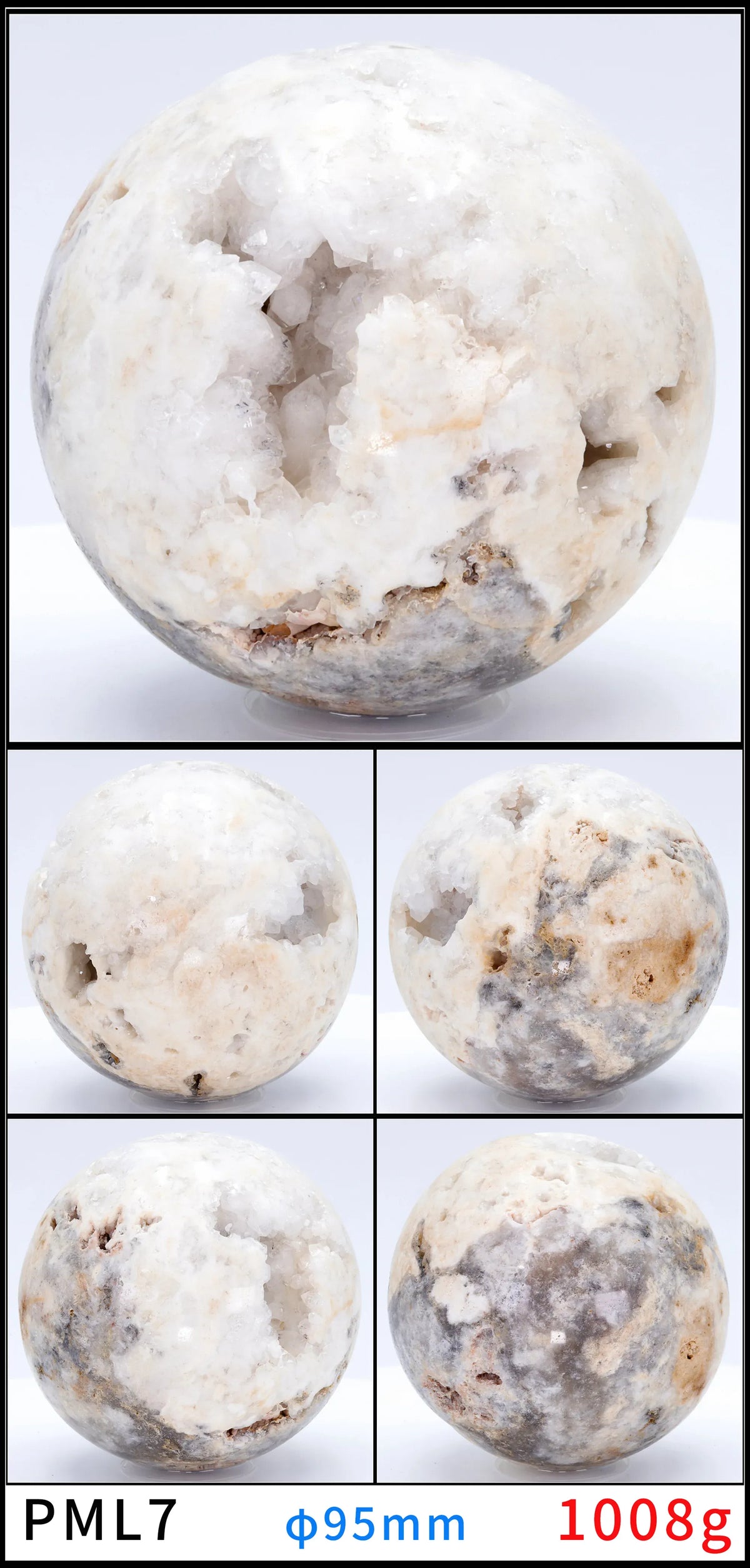 Natural Cluster Ball Sphere Pink Purple Green Quartz Stone Opening Ball Sphere Energy Healing Mineral Crystal Rock Room Decor