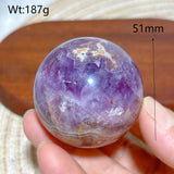Natural Crystal Amethyst With Agate Sphere Polished Ball High Quality Healing Gemstones Home Decorations Room Decor Mineral Gift