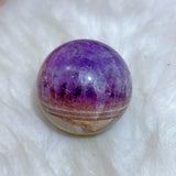 Natural Crystal Amethyst With Agate Sphere Polished Ball High Quality Healing Gemstones Home Decorations Room Decor Mineral Gift