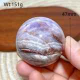 Natural Crystal Amethyst With Agate Sphere Polished Ball High Quality Healing Gemstones Home Decorations Room Decor Mineral Gift