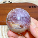 Natural Crystal Amethyst With Agate Sphere Polished Ball High Quality Healing Gemstones Home Decorations Room Decor Mineral Gift