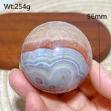 Natural Crystal Amethyst With Agate Sphere Polished Ball High Quality Healing Gemstones Home Decorations Room Decor Mineral Gift