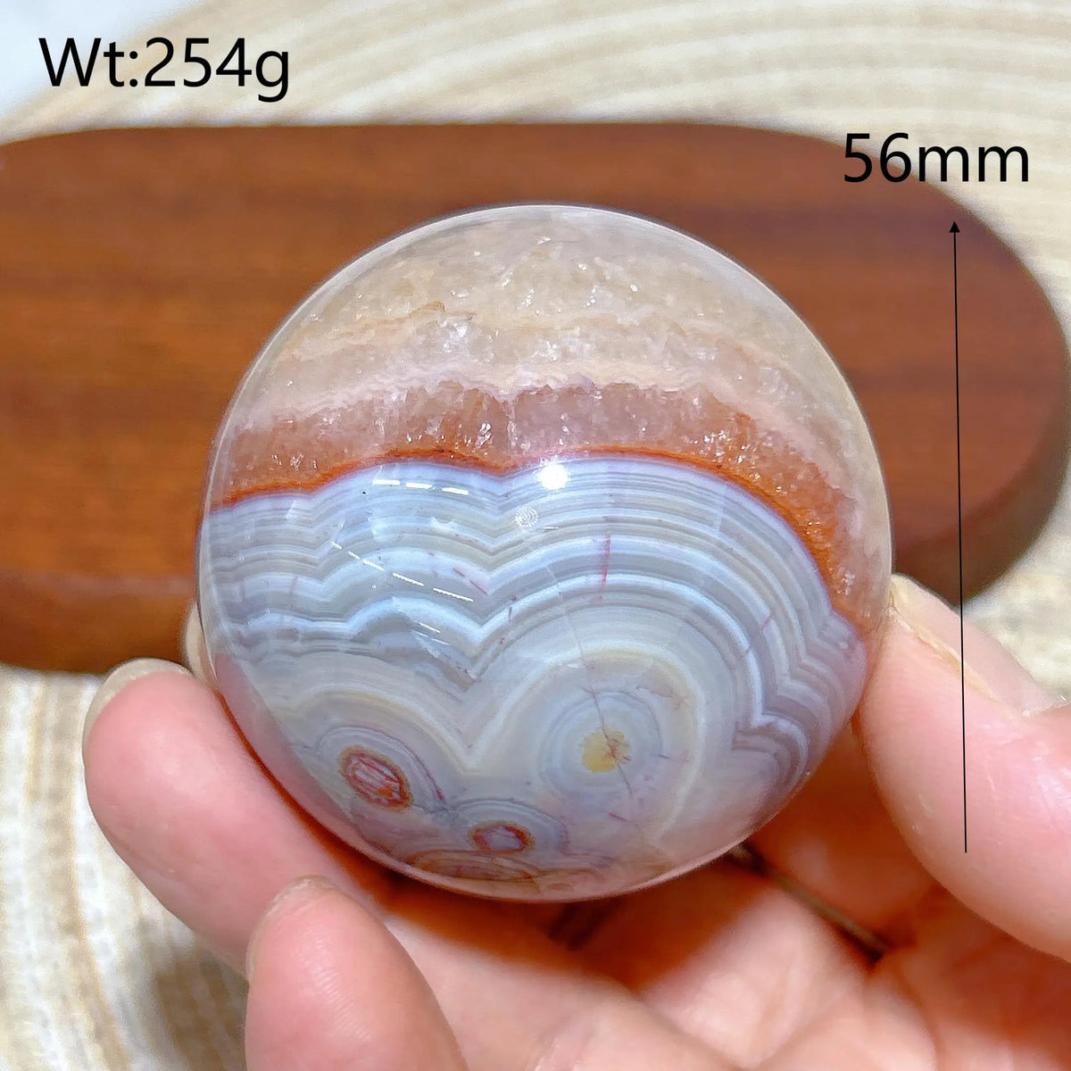 Natural Crystal Amethyst With Agate Sphere Polished Ball High Quality Healing Gemstones Home Decorations Room Decor Mineral Gift