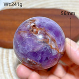 Natural Crystal Amethyst With Agate Sphere Polished Ball High Quality Healing Gemstones Home Decorations Room Decor Mineral Gift