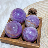 Natural Crystal Amethyst With Agate Sphere Polished Ball High Quality Healing Gemstones Home Decorations Room Decor Mineral Gift