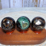 Natural Crystal Phlogopite Golden Flashy Mica Sphere Painting Gemstones Mineral Energy Reiki Home Decorations Gift