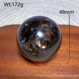 Natural Crystal Phlogopite Golden Flashy Mica Sphere Painting Gemstones Mineral Energy Reiki Home Decorations Gift