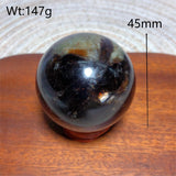Natural Crystal Phlogopite Golden Flashy Mica Sphere Painting Gemstones Mineral Energy Reiki Home Decorations Gift
