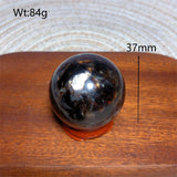 Natural Crystal Phlogopite Golden Flashy Mica Sphere Painting Gemstones Mineral Energy Reiki Home Decorations Gift