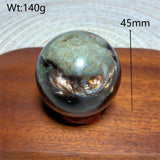 Natural Crystal Phlogopite Golden Flashy Mica Sphere Painting Gemstones Mineral Energy Reiki Home Decorations Gift