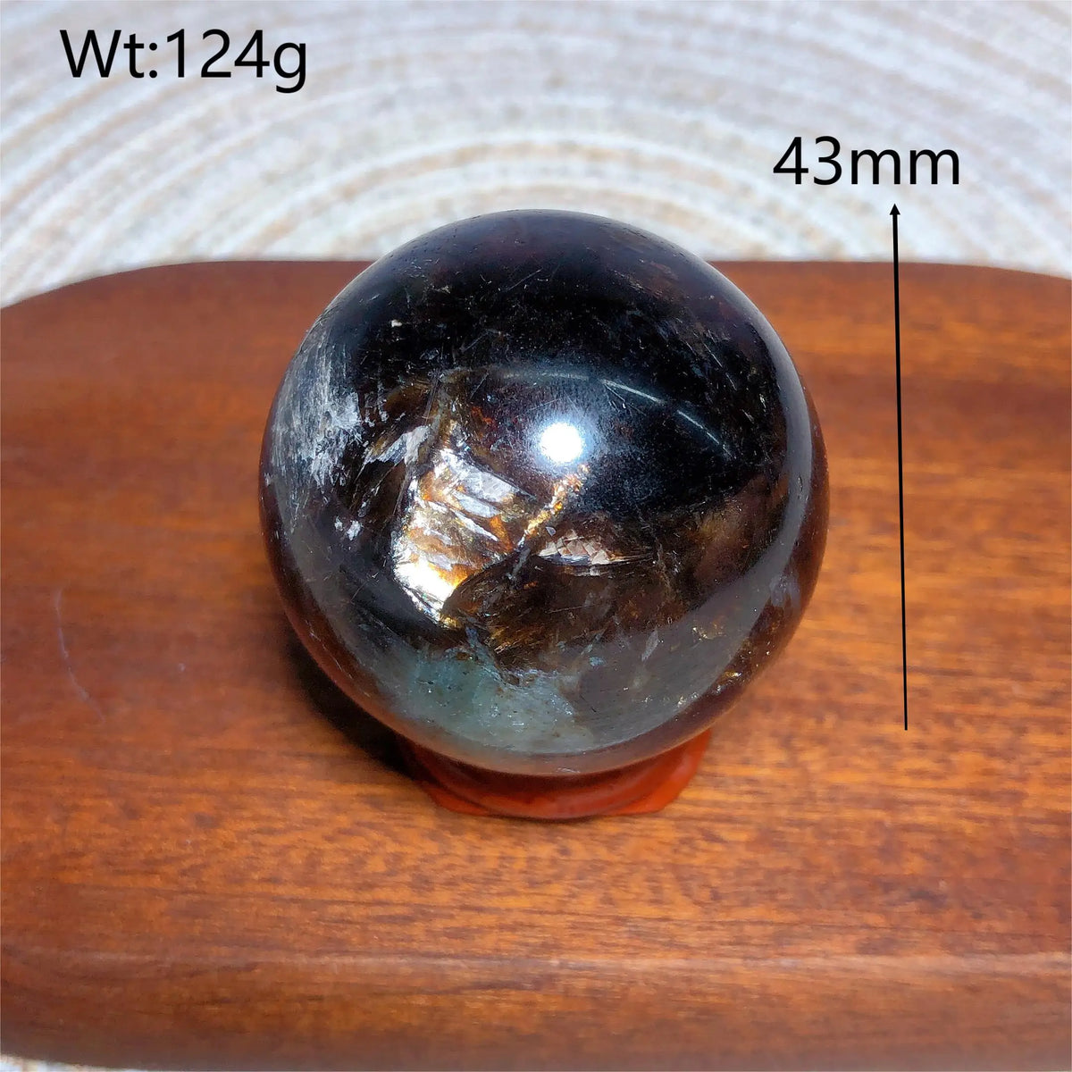 Natural Crystal Phlogopite Golden Flashy Mica Sphere Painting Gemstones Mineral Energy Reiki Home Decorations Gift