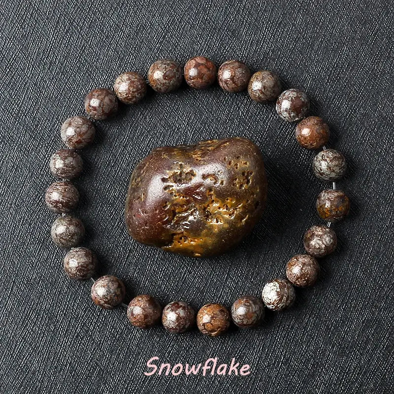Natural Crystal Stone Bead Bracelet, Gemstone Stretch Jewelry for Women and Men