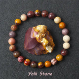 Natural Crystal Stone Bead Bracelet, Gemstone Stretch Jewelry for Women and Men