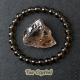 Natural Crystal Stone Bead Bracelet, Gemstone Stretch Jewelry for Women and Men