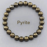 Natural Crystal Stone Bead Bracelet, Gemstone Stretch Jewelry for Women and Men 2