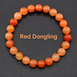Natural Crystal Stone Bead Bracelet, Gemstone Stretch Jewelry for Women and Men 2