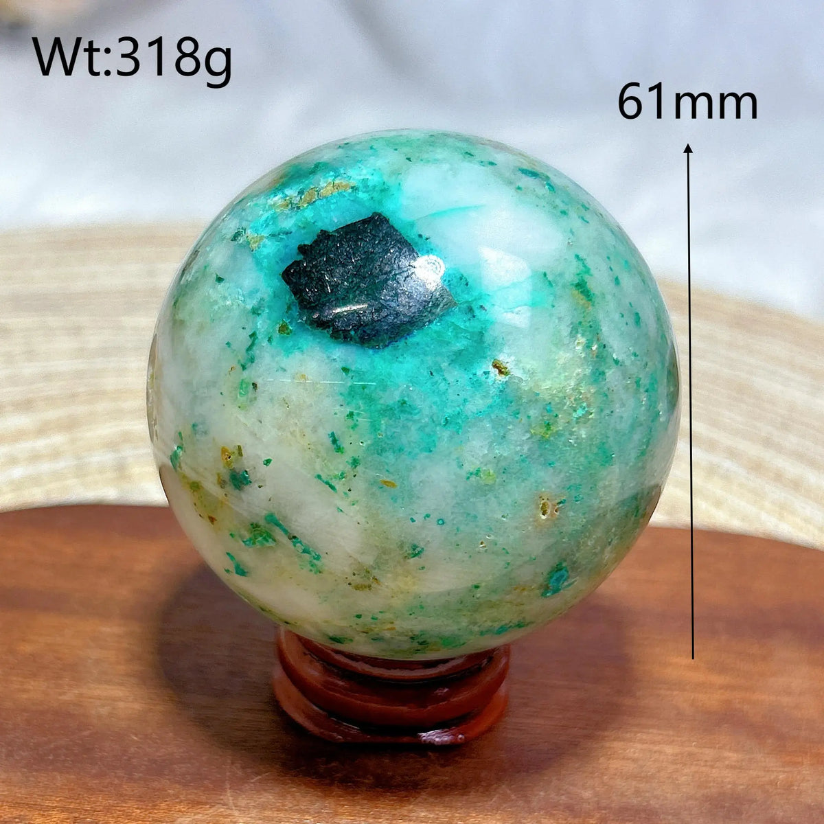 Natural Crystals Phoenix With Black Tourmaline Sphere Ball Geode Druzy Mineral Home Decorations Stone Gemstones Room Decor Ore