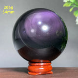 Natural Gem Rainbow Obsidian Mineral Crystal Ball Reiki Therapy Witchcraft Meditation Altar Divination Home Decoration Gift