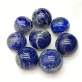 Natural Lapis Lazuli Crystal Ball Quartz Spheres Polished Stone Reiki Healing Desktop Room Decor Souvenirs Ore Ball Crafts 4-7CM