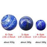 Natural Lapis Lazuli Crystal Ball Quartz Spheres Polished Stone Reiki Healing Desktop Room Decor Souvenirs Ore Ball Crafts 4-7CM