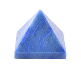 Natural Lapis Lazuli Pyramid Crystal stones Chafen Quartz Wand Healing Home Decoration Accessories  30mm