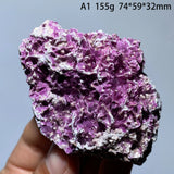 Natural Red Phosphosiderite Rough Specimen Rare Phosphate Crystal Cluster Reiki Healing Stone for Home Decor Collection Ornament