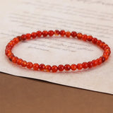 Natural Stone 4mm Beads Bracelet For Women Men Amethysts Crystal Quartzs  Jades Jewelry Agates Elastic Bangle Bracelets