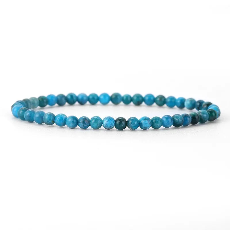 Natural Stone 4mm Beads Bracelet For Women Men Amethysts Crystal Quartzs  Jades Jewelry Agates Elastic Bangle Bracelets