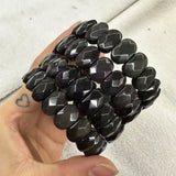 Natural Stone 8*14mm  Faceted Bracelets Lapis Labradorite Crystal  Red Jasper Agate Howlite Rhodonite Unakite For Wholesale
