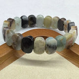 Natural Stone 8*14mm  Faceted Bracelets Lapis Labradorite Crystal  Red Jasper Agate Howlite Rhodonite Unakite For Wholesale