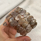 Natural Stone 8*14mm  Faceted Bracelets Lapis Labradorite Crystal  Red Jasper Agate Howlite Rhodonite Unakite For Wholesale