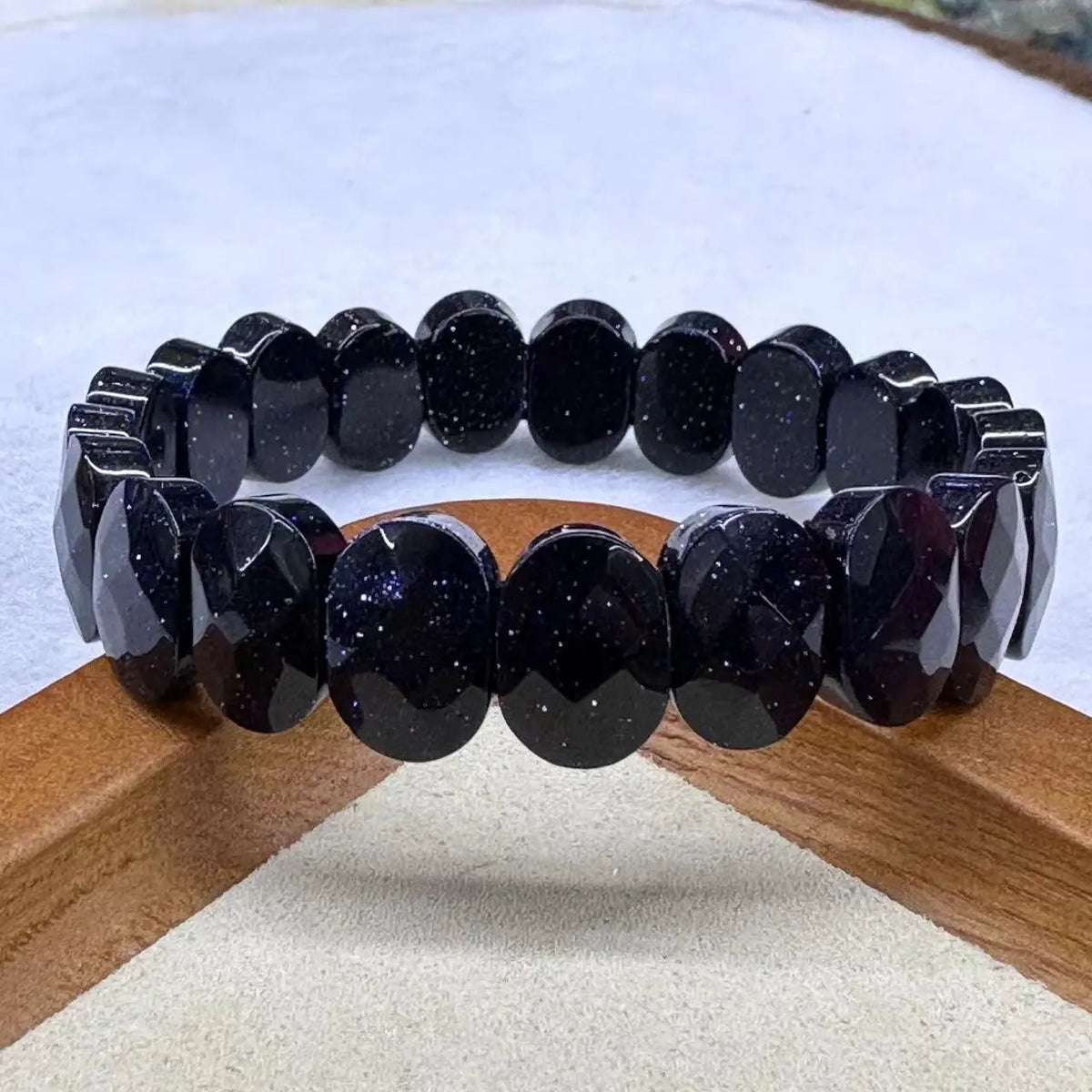 Natural Stone 8*14mm  Faceted Bracelets Lapis Labradorite Crystal  Red Jasper Agate Howlite Rhodonite Unakite For Wholesale