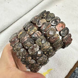Natural Stone 8*14mm  Faceted Bracelets Lapis Labradorite Crystal  Red Jasper Agate Howlite Rhodonite Unakite For Wholesale