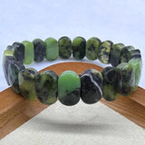 Natural Stone 8*14mm  Faceted Bracelets Lapis Labradorite Crystal  Red Jasper Agate Howlite Rhodonite Unakite For Wholesale