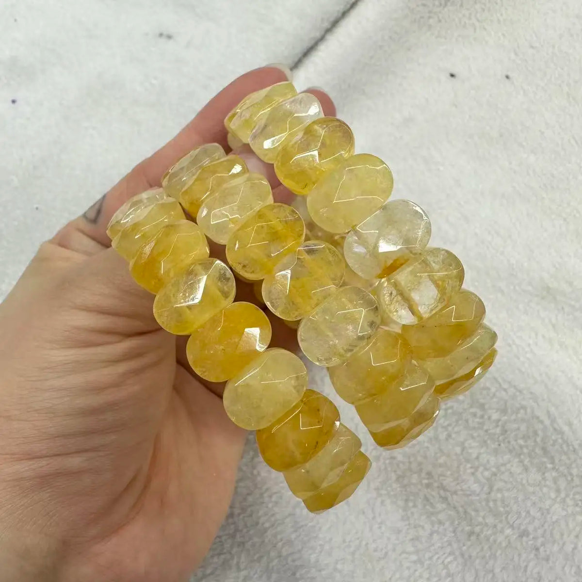 Natural Stone 8*14mm  Faceted Bracelets Lapis Labradorite Crystal  Red Jasper Agate Howlite Rhodonite Unakite For Wholesale