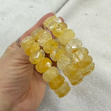 Natural Stone 8*14mm  Faceted Bracelets Lapis Labradorite Crystal  Red Jasper Agate Howlite Rhodonite Unakite For Wholesale