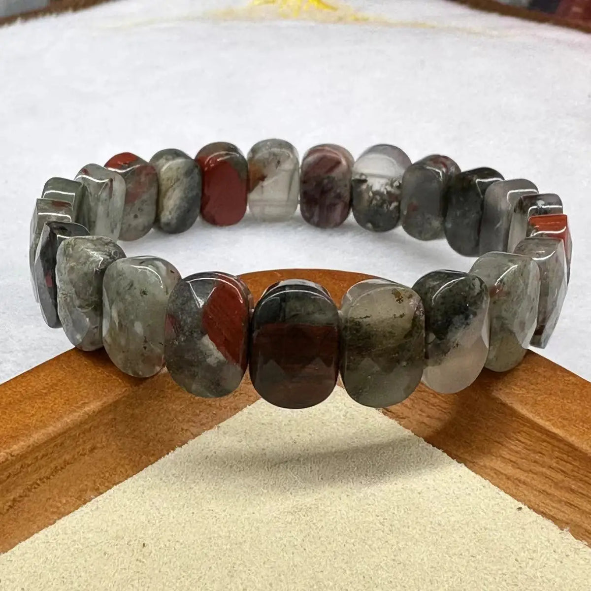 Natural Stone 8*14mm  Faceted Bracelets Lapis Labradorite Crystal  Red Jasper Agate Howlite Rhodonite Unakite For Wholesale