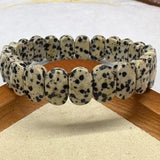 Natural Stone 8*14mm  Faceted Bracelets Lapis Labradorite Crystal  Red Jasper Agate Howlite Rhodonite Unakite For Wholesale
