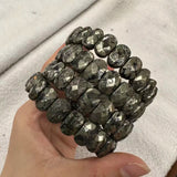 Natural Stone 8*14mm  Faceted Bracelets Lapis Labradorite Crystal  Red Jasper Agate Howlite Rhodonite Unakite For Wholesale