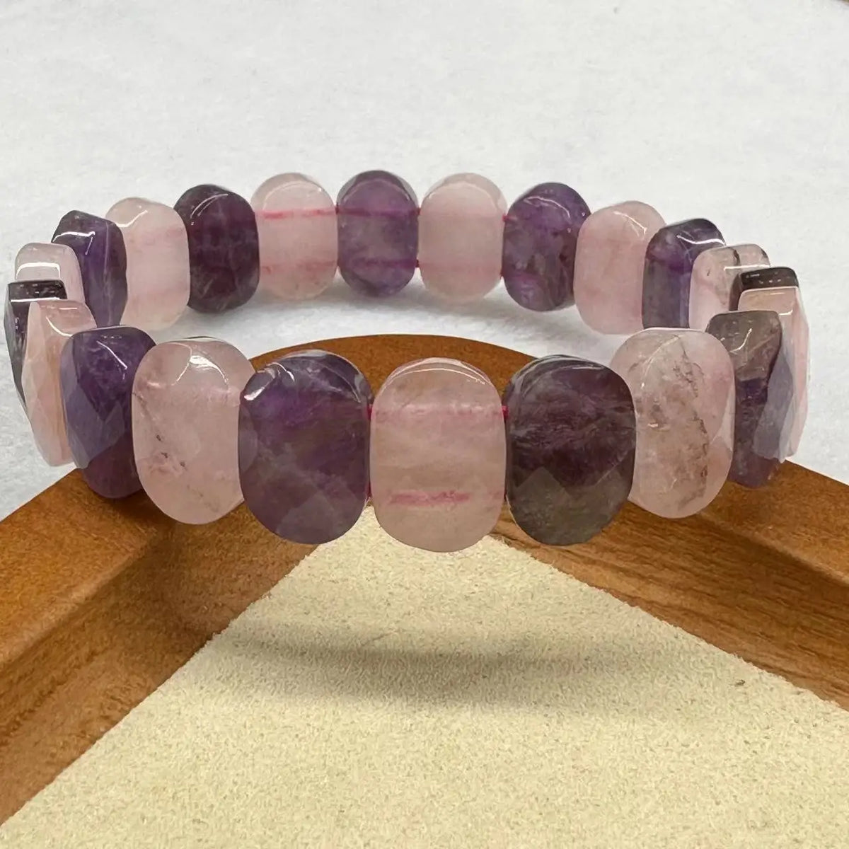 Natural Stone 8*14mm  Faceted Bracelets Lapis Labradorite Crystal  Red Jasper Agate Howlite Rhodonite Unakite For Wholesale