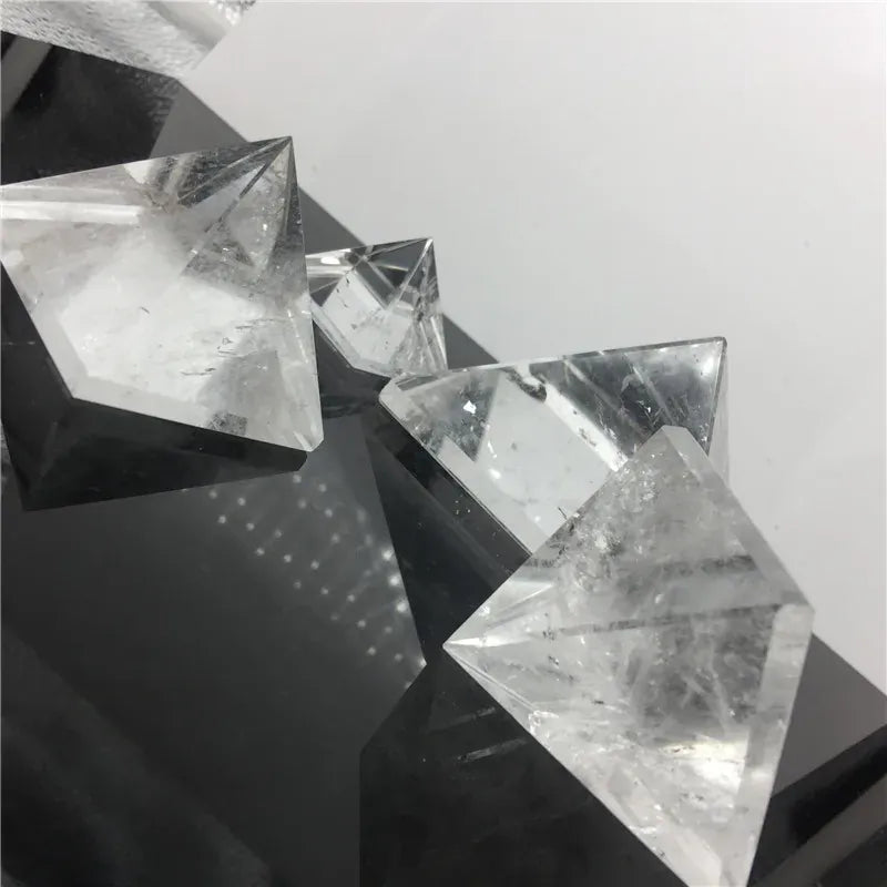 Natural Transparent Quartz Crystal Pyramid Clear Reiki Healing Natural white crystal Pyramid raw stone polishing BB03
