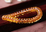 Natural Yellow Citrine Quartz Gemstone Clear Abacus Beads Bracelet Women 7mm 8mm 9mm 10mmBrazil Wealthy Stone Best Gift AAAAA