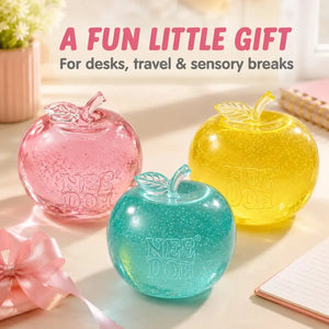 NeeDoh Apple Squishy Fidget Toy, Soft Slow Rising Sensory Stress Relief Squeeze